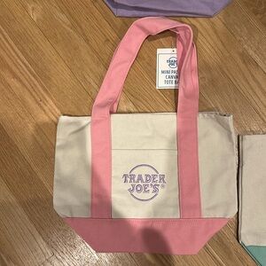 Trader Joe’s Mini Tote Bag - PINK